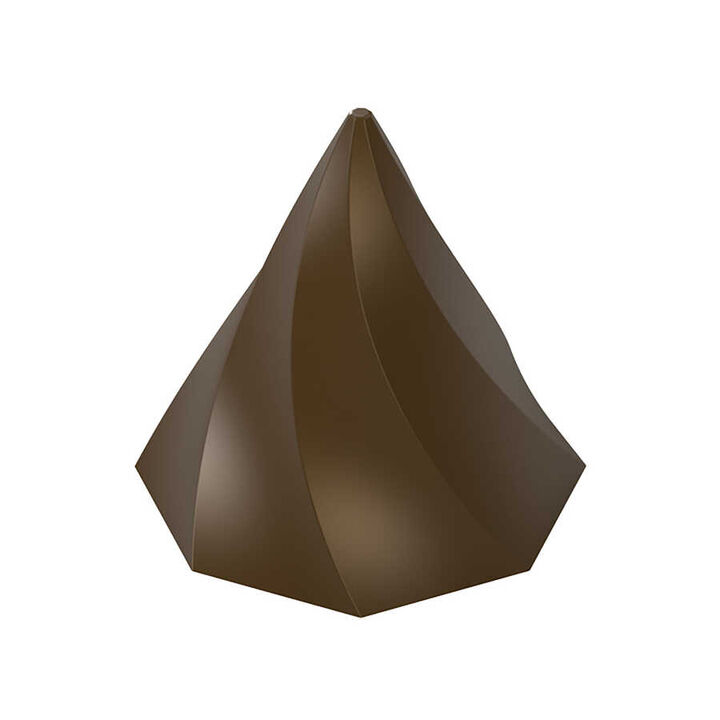 Swirl Geometric Cone Praline Mould No: 480