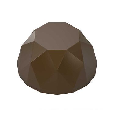  - Round Geometric Praline Mould No: 543