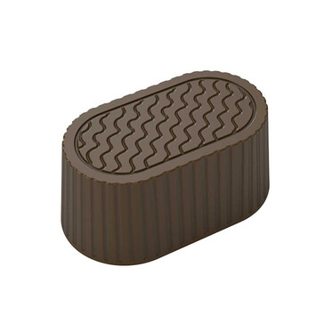  - Oval Praline with Design Mould No: 551
