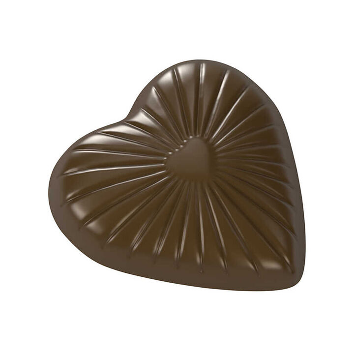 Heart with Lines Mould No: 561