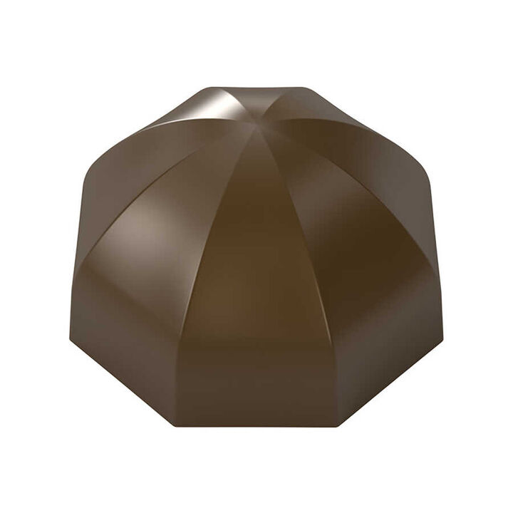 Domed Hexagon Praline Mould No: 608