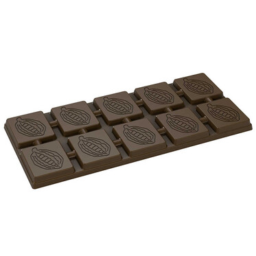  - 10-Piece Break Up Bar with Cocoa Pod Mould No: 648