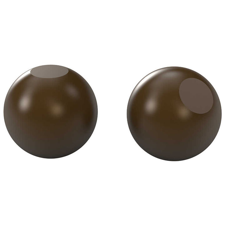 Sphere Mold – Smooth Open Top Double Magnetic (.98″) No: 665