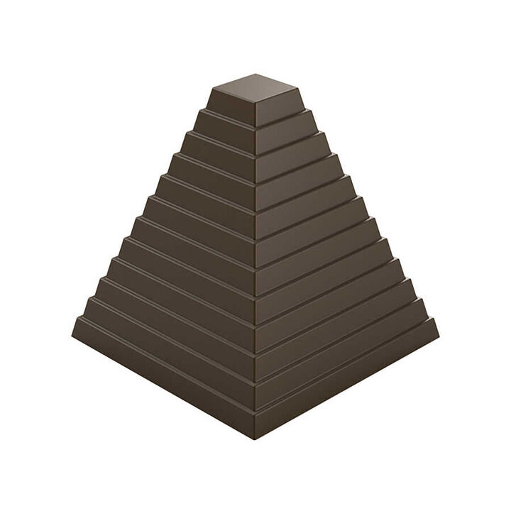 Square Pyramid Praline Mould No: 167