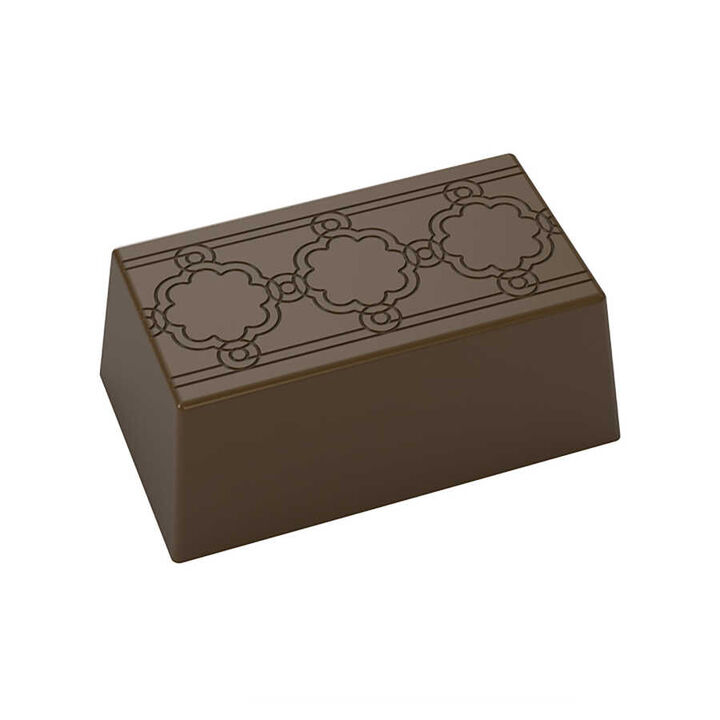 Rectangle Praline with Design Mould No: 182