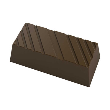  - Rectangle Praline with Stripes Mould No: 203