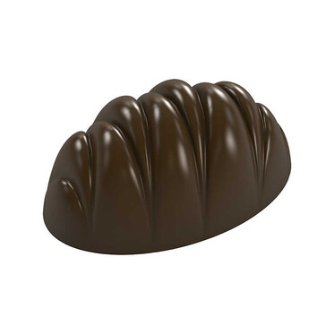  - Oval Praline with Indents Mould No: 260