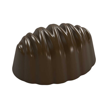  - Oval Praline with Indents Mould No: 261