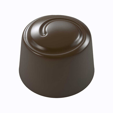  - Praline Mould – Dome with Swirl (12g) No: 32