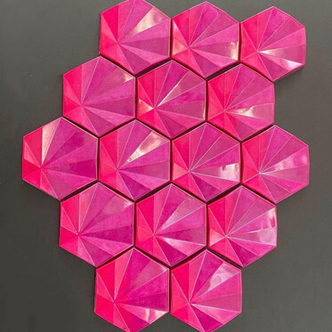 Geometric Hexagon Mould No: 601 - Thumbnail