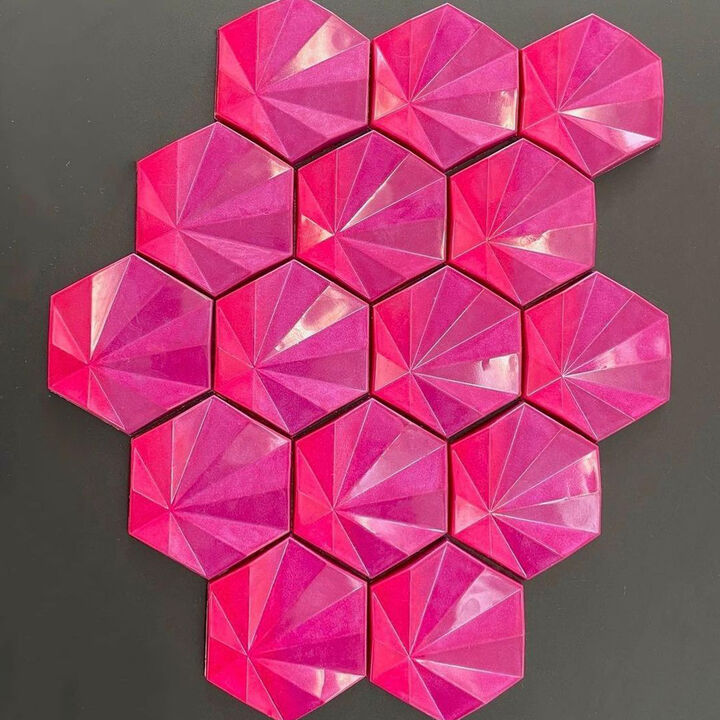 Geometric Hexagon Mould No: 601