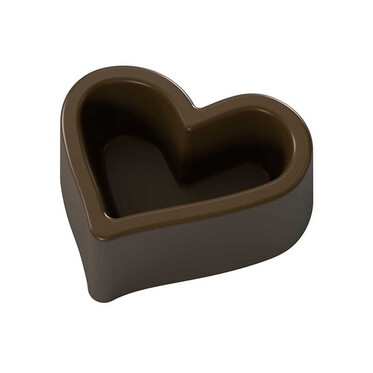  - Heart with Indent Praline Mould No: 353