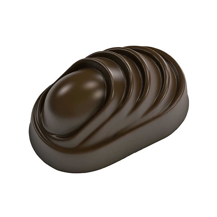 Oval Praline with Design Mould No: 382