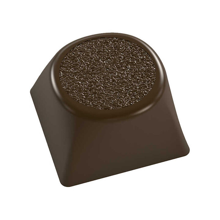 Square Praline with Textured Top Mould No: 422