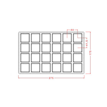 Injection Polycarbonate Flat Mould – Square Piece (14g) No: 439 - Thumbnail